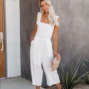 VICI - Fashion Faithful Pocketed Ruffle Jumpsuit